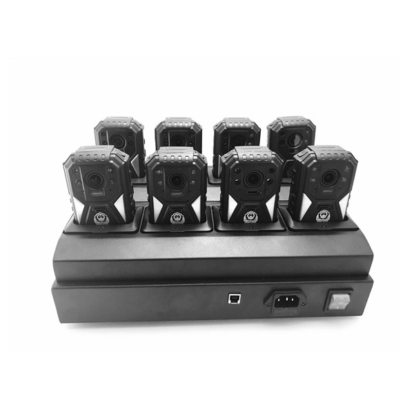 8 port simple  docking station for bodycamera